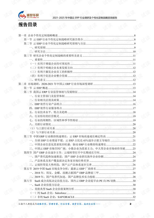 2021 2025年中國云erp行業(yè)調研及個性化定制戰(zhàn)略咨詢報告.pdf